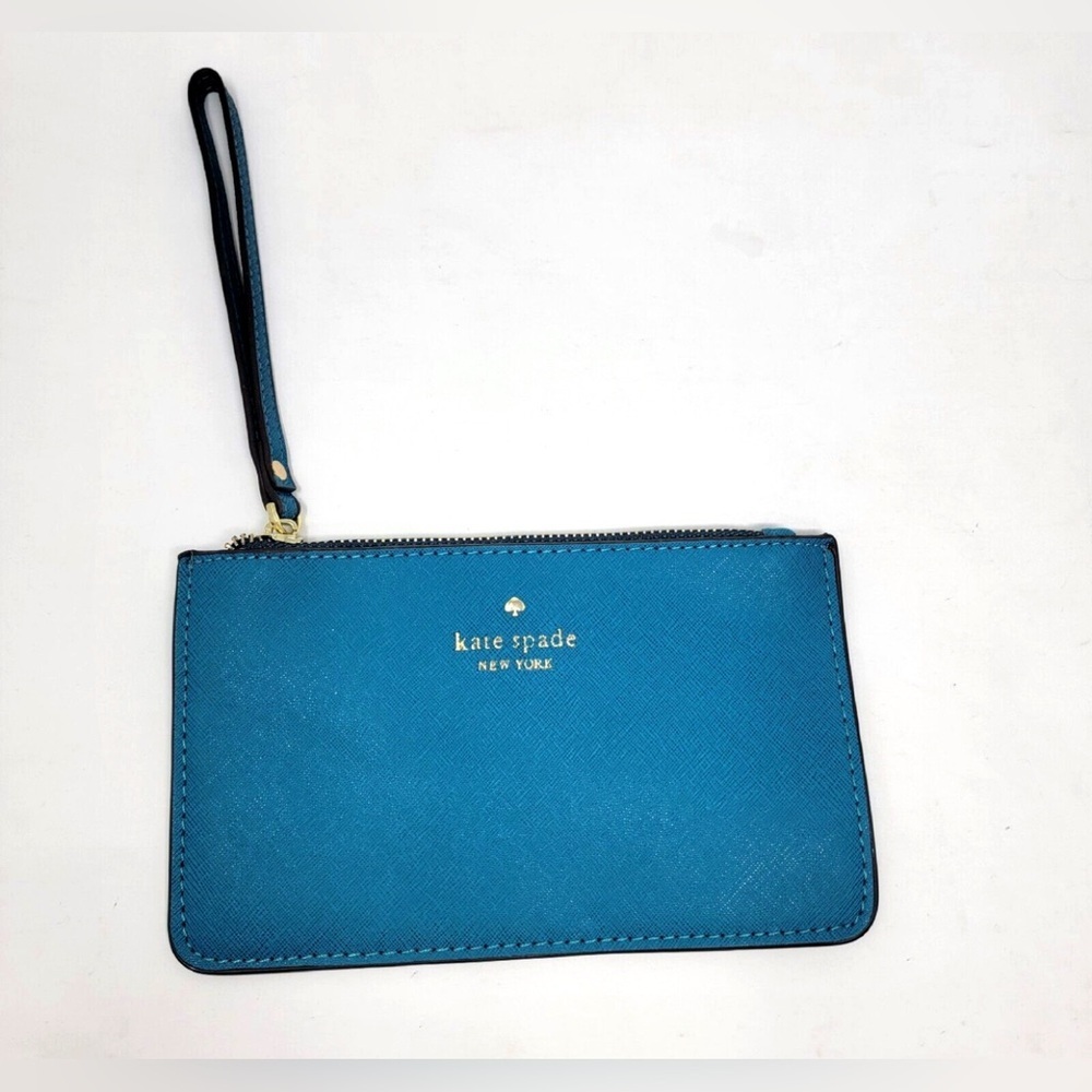 Kate Spade Blue Slim Wristlet